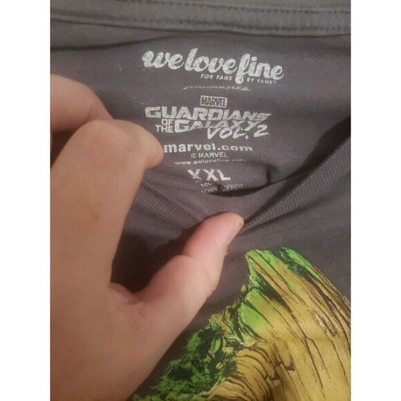 Marvel mens Shirt with guardians of the galaxy 2xl - Picture 4 of 4